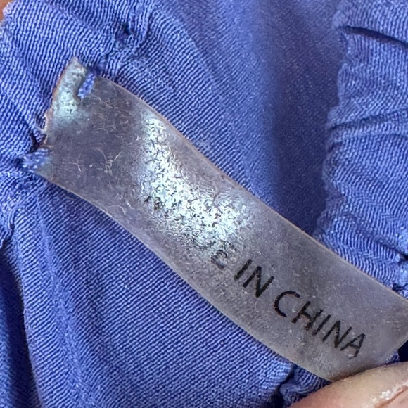 Rebecca Taylor Size 2 Dancing Dress Cornflower Ruffles Sleeveless 100% Silk - Picture 7 of 8